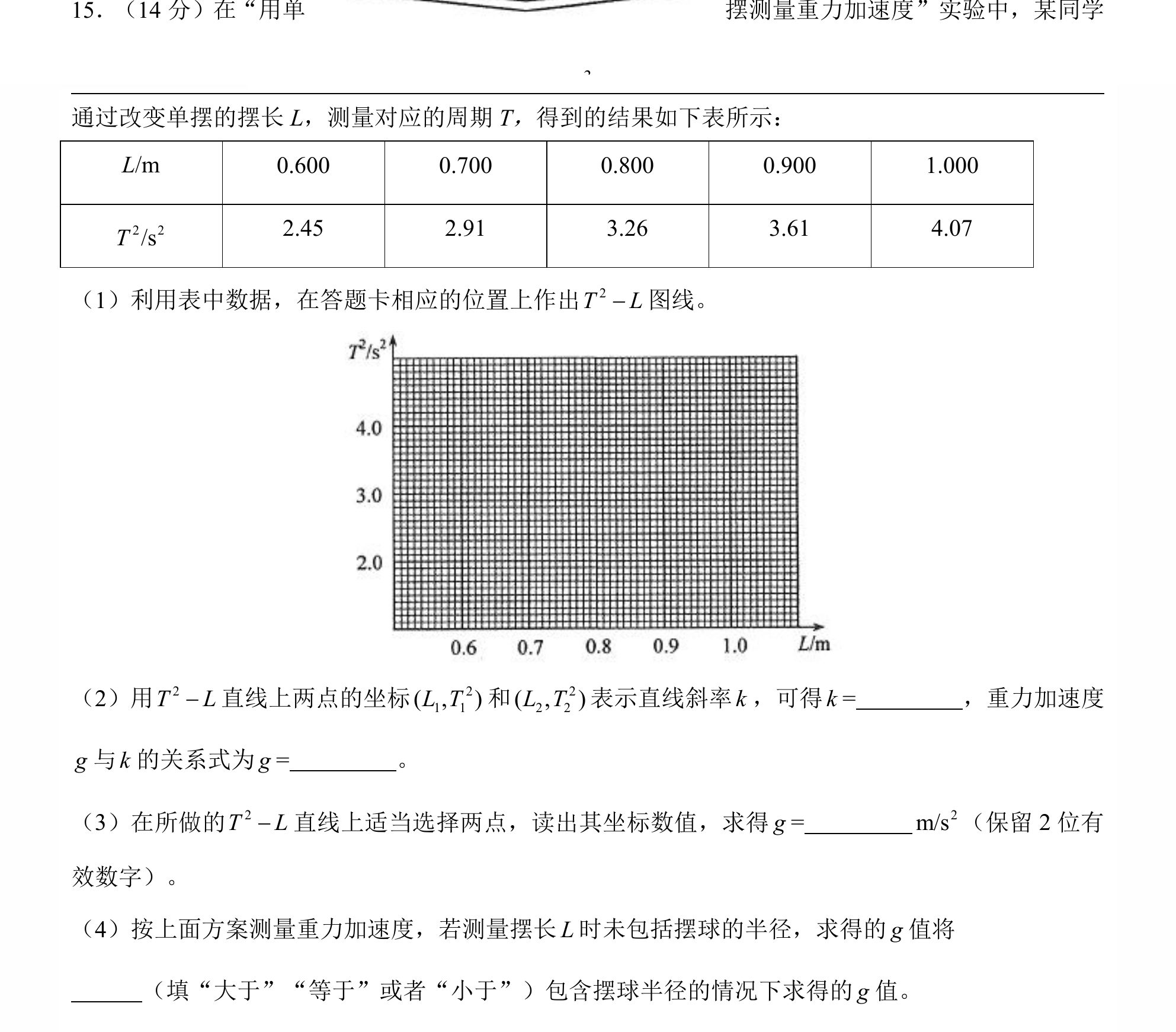 第 15 题